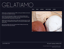 Tablet Screenshot of gelatiamo.com.au